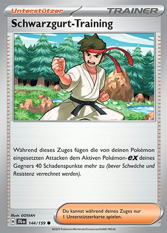 144/159 Schwarzgurt-Training