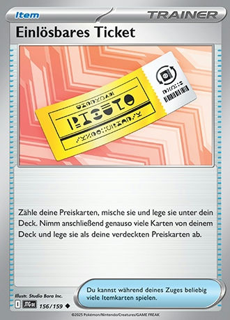 156/159 Einlösbares Ticket