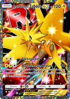 Team Rockets Pläne 081/072 Team Rockets Zapdos ex