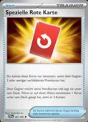 082/086 Spezielle Rote Karte
