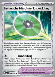 178/182 Technische Maschine: Entwicklung