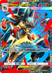Pulsierende Aura 184/155 Mega-Lucario ex