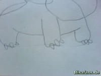 Zeichenkurs Bisaknosp - Schritt 3