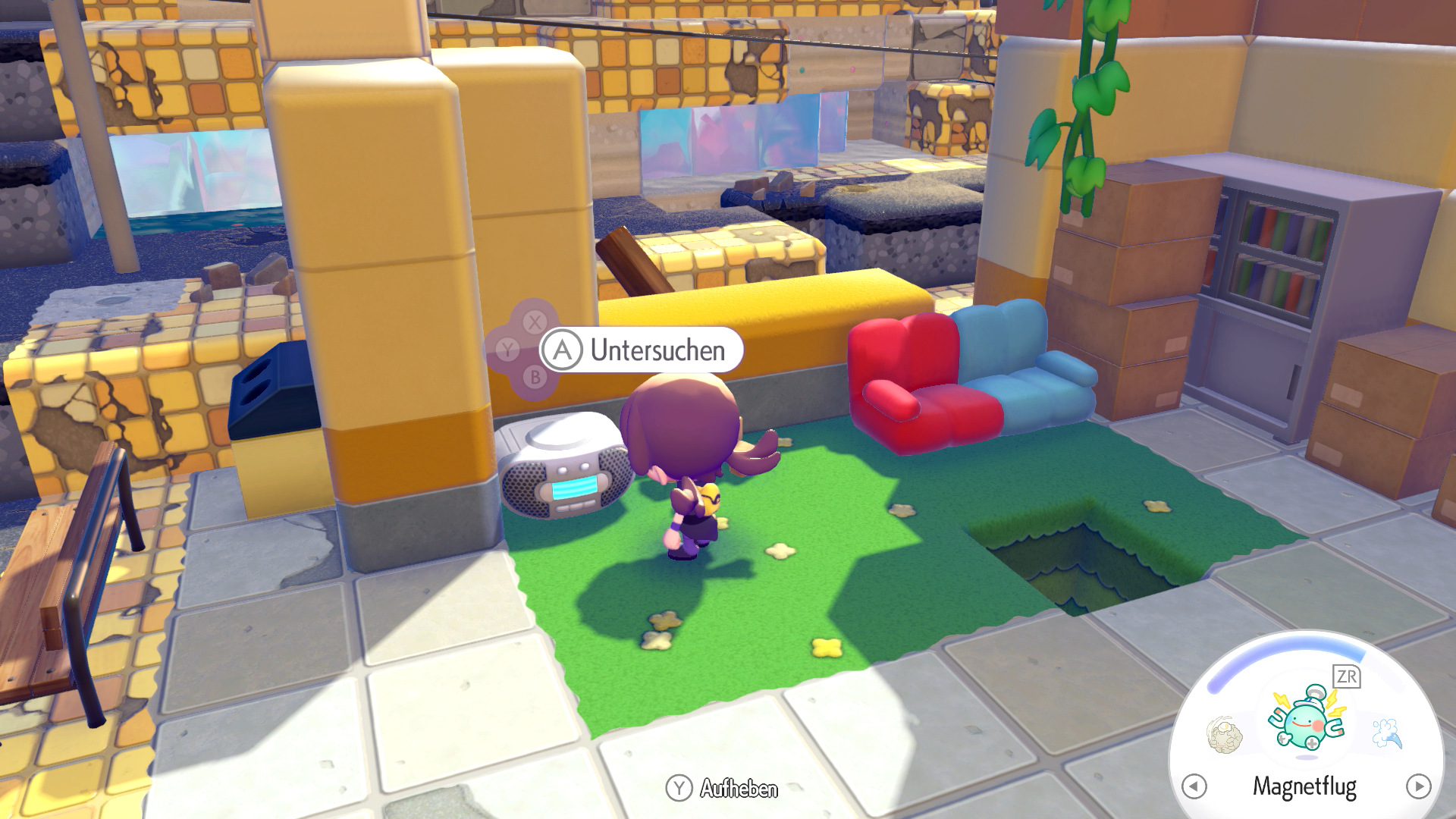 Pokémon Pokopia: CDs abspielen Pokémon Pokopia: CDs abspielen