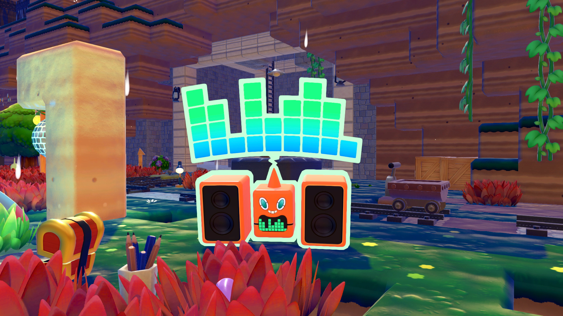 Pokémon Pokopia: CDs abspielen Pokémon Pokopia: CDs abspielen