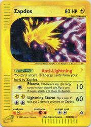 Aquapolis H32/H32 Zapdos