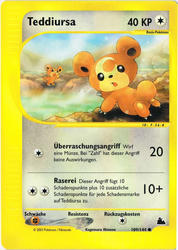 Skyridge 109/144 Teddiursa