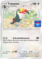 Pokémon-Sammelkartenspiel-Pocket 073/P-A Tukanon