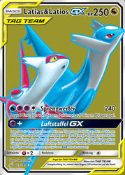 Teams sind Trumpf 169/181 Latias & Latios TAG TEAM GX
