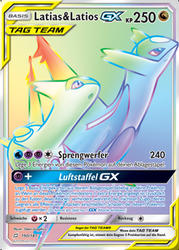 Teams sind Trumpf 190/181 Latias & Latios TAG TEAM GX