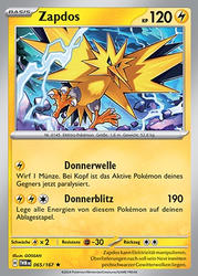 Maskerade im Zwielicht 065/167 Zapdos