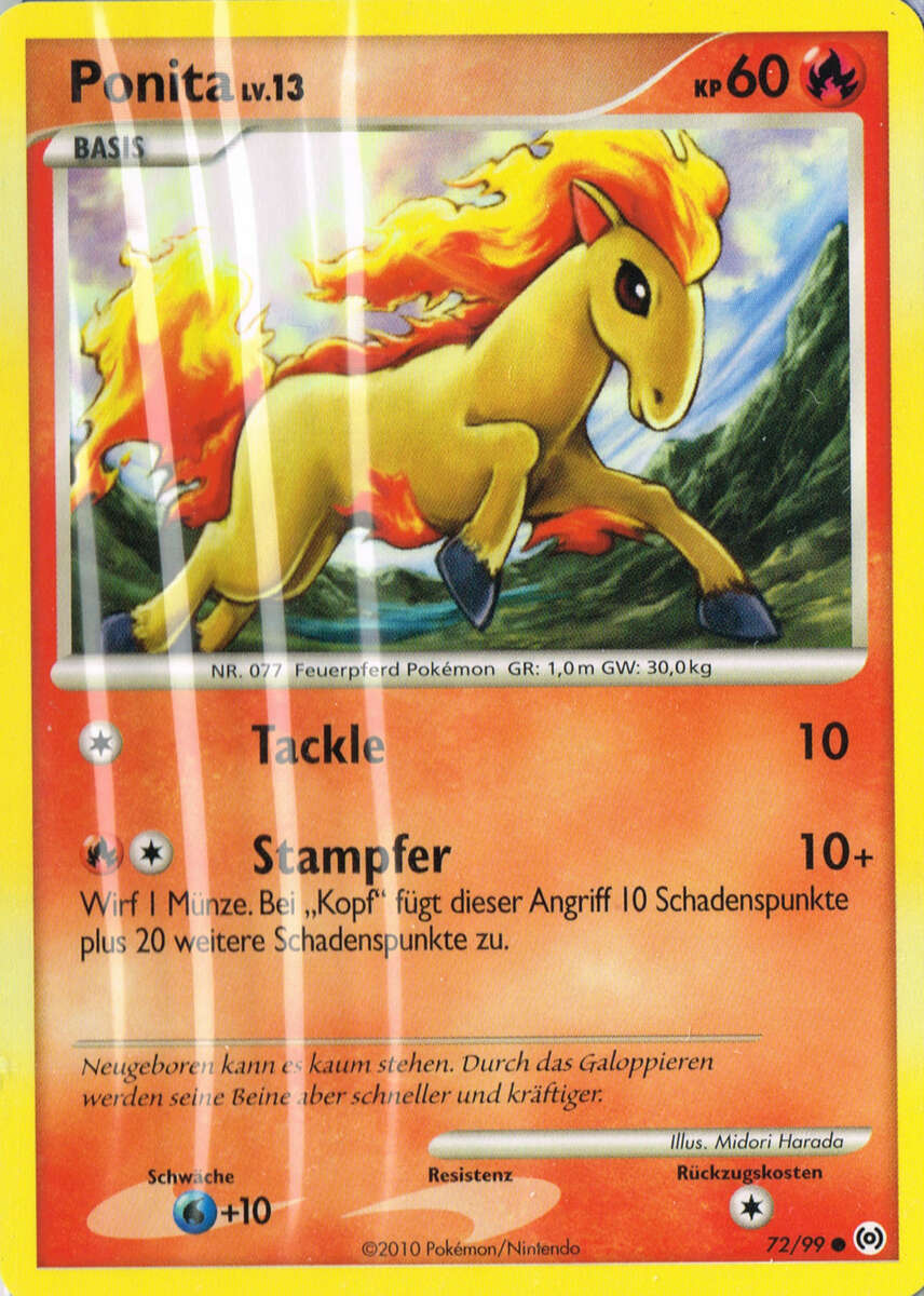 077 — Ponita im Pokédex — Bisafans.de