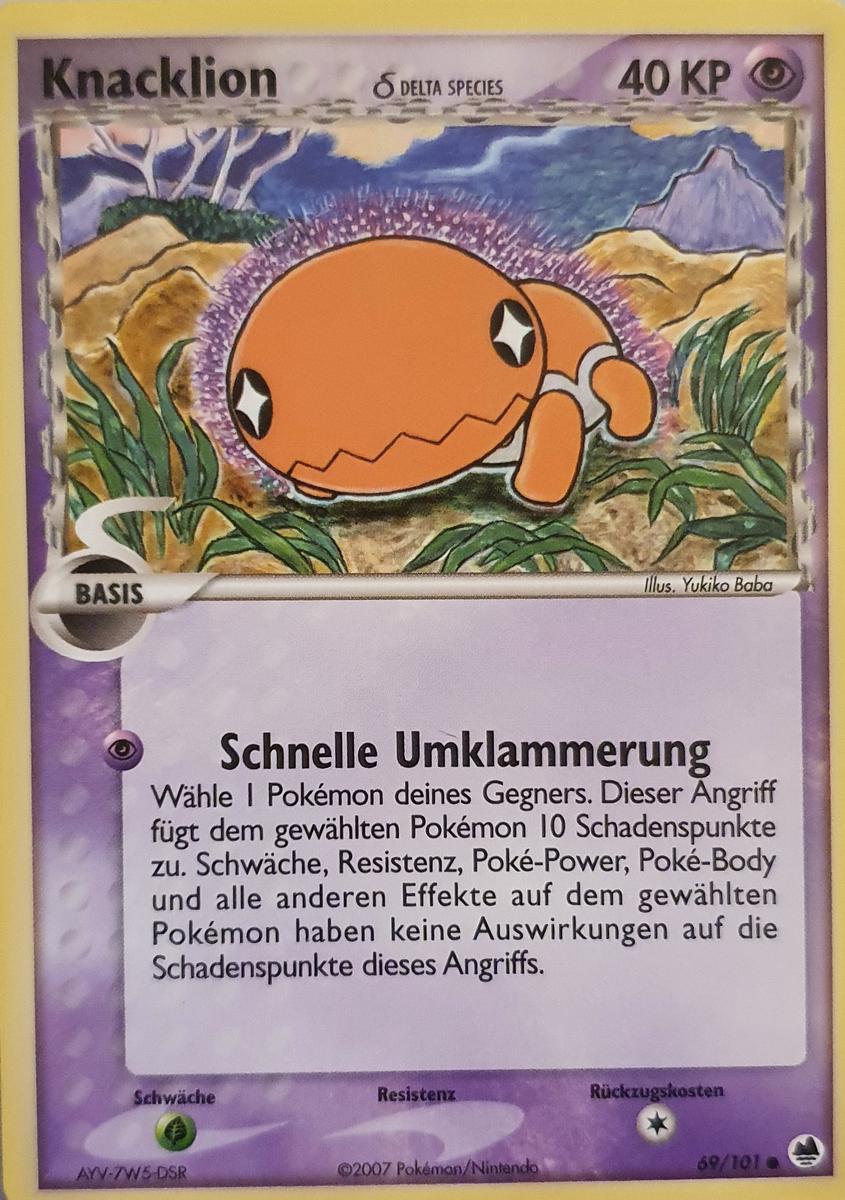 328 — Knacklion im Pokédex — Bisafans.de