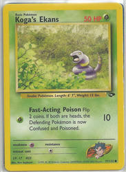 Gym Challenge 77/132 Koga's Ekans