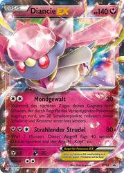 XY Black Star Promos XY43 Diancie EX