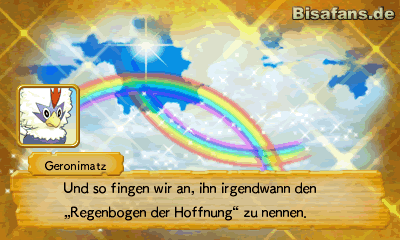 In der Herberge erfahren wir von einem besonderen Regenbogen