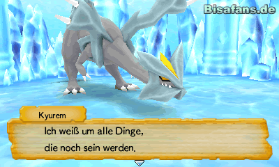 Das mächige Kyurem ist der Herrscher des Eispalastes