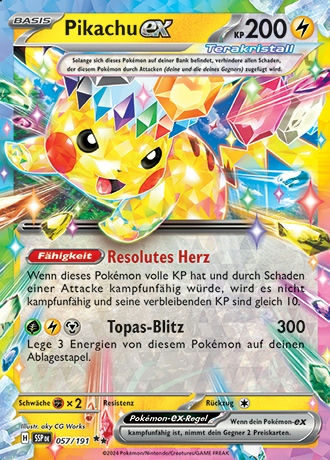 057/191 Pikachu ex