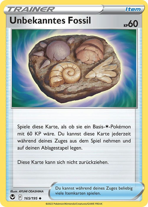 165/195 Unbekanntes Fossil