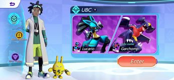 Screenshot aus Pokémon Unite