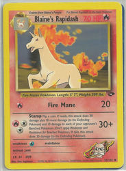 Gym Challenge 33/132 Blaine's Rapidash