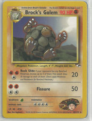 Gym Heroes 20/132 Brock's Golem