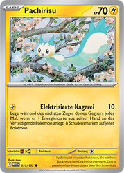Mega-Entwicklung 051/132 Pachirisu
