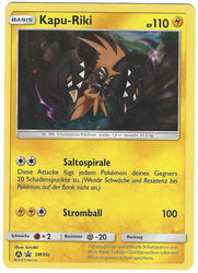 SM Black Star Promos SM30a Kapu-Riki (alternativ)