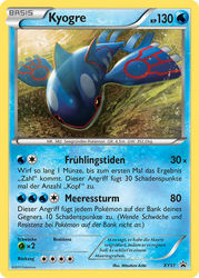 XY Black Star Promos XY51 Kyogre