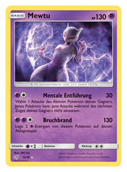 Meisterdetektiv Pikachu 12/18 Mewtu