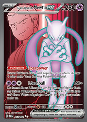 Ewige Rivalen 213/182 Team Rockets Mewtu ex