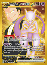 Ewige Rivalen 240/182 Team Rockets Mewtu ex