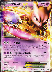 Kommende Schicksale 54/99 Mewtu EX