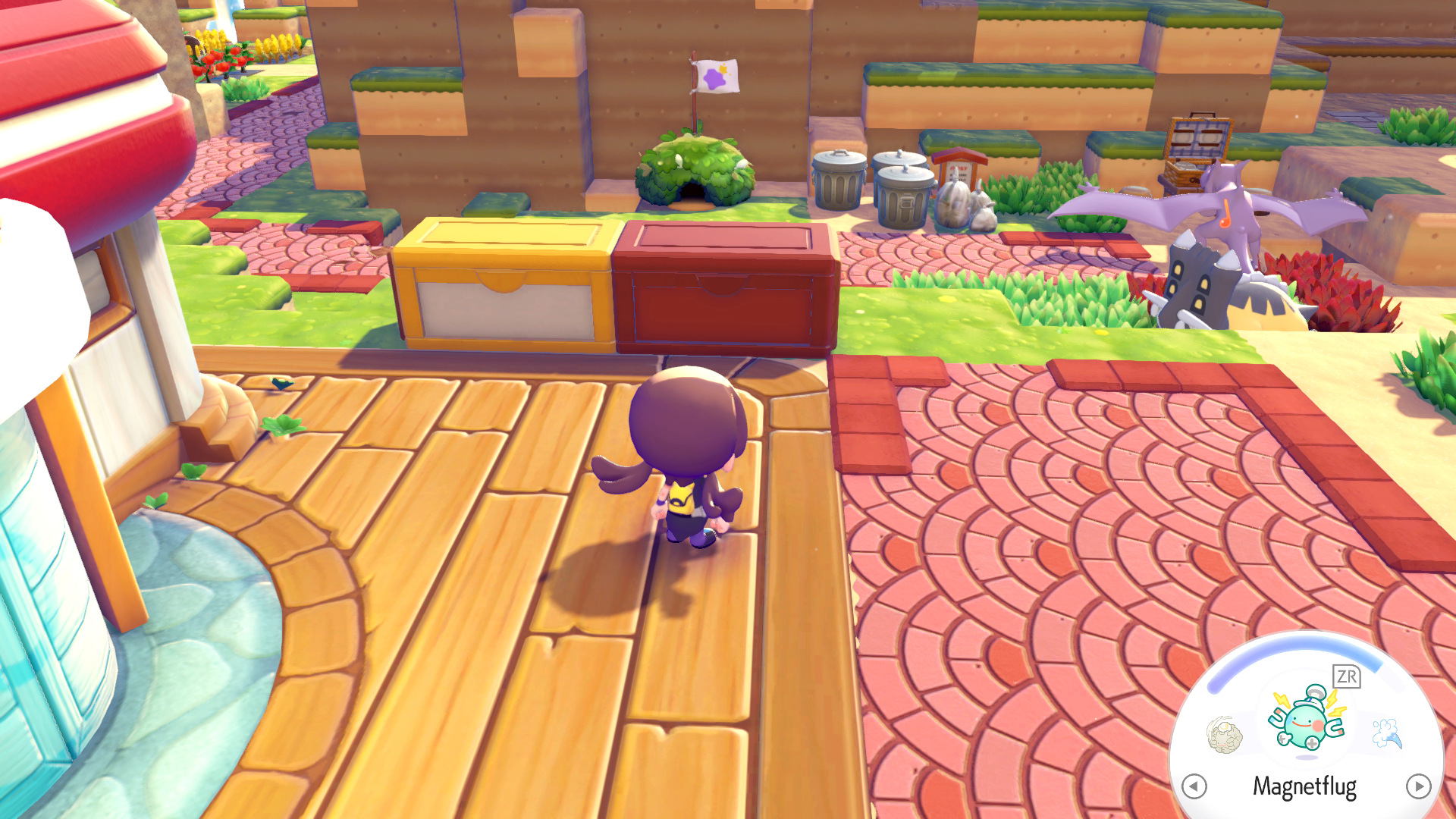 Screenshots zu Farben in Pokémon Pokopia Screenshots zu Farben in Pokémon Pokopia