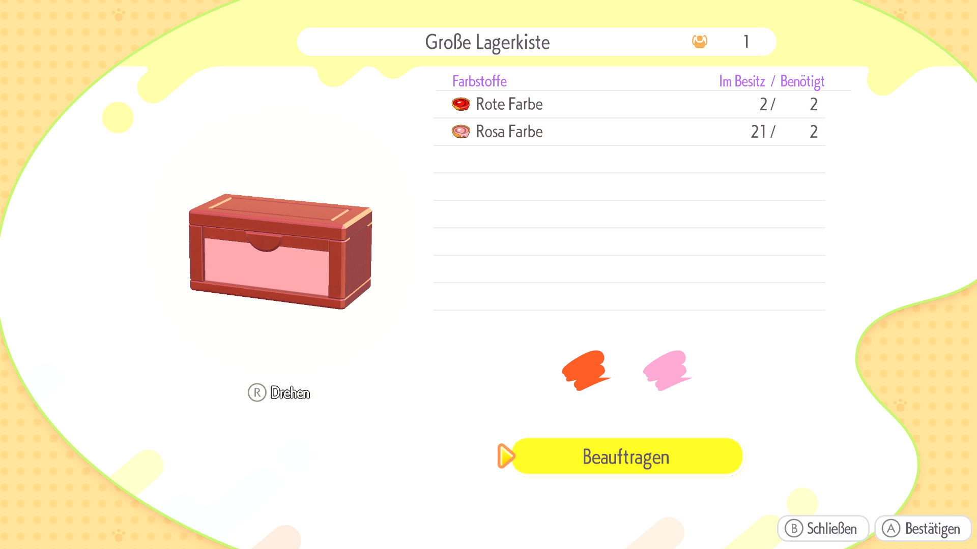 Screenshots zu Farben in Pokémon Pokopia Screenshots zu Farben in Pokémon Pokopia
