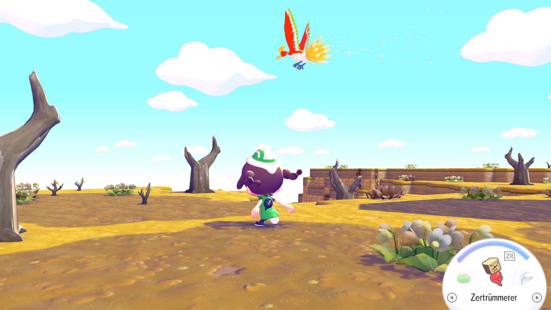 Screenshots zu Ho-Oh in Pokémon Pokopia Screenshots zu Ho-Oh in Pokémon Pokopia