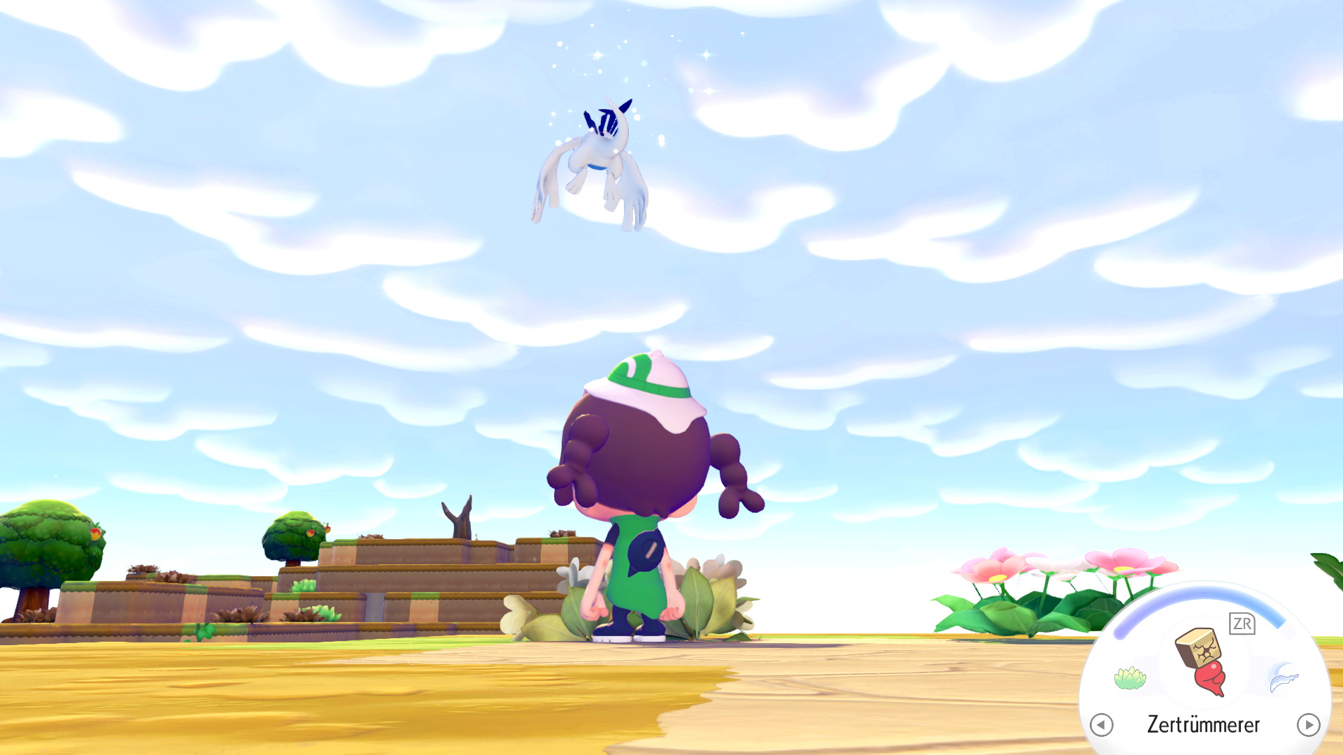 Screenshots zu Lugia in Pokémon Pokopia Screenshots zu Lugia in Pokémon Pokopia