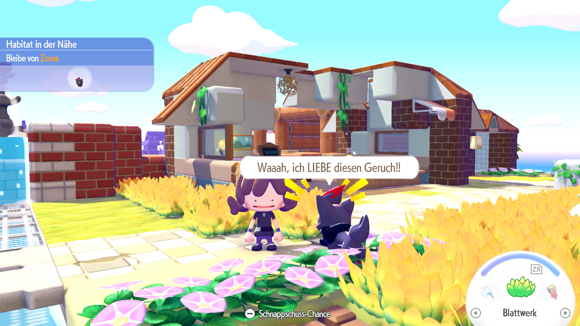 Screenshots zu Honig einsetzen in Pokémon Pokopia Screenshots zu Honig einsetzen in Pokémon Pokopia