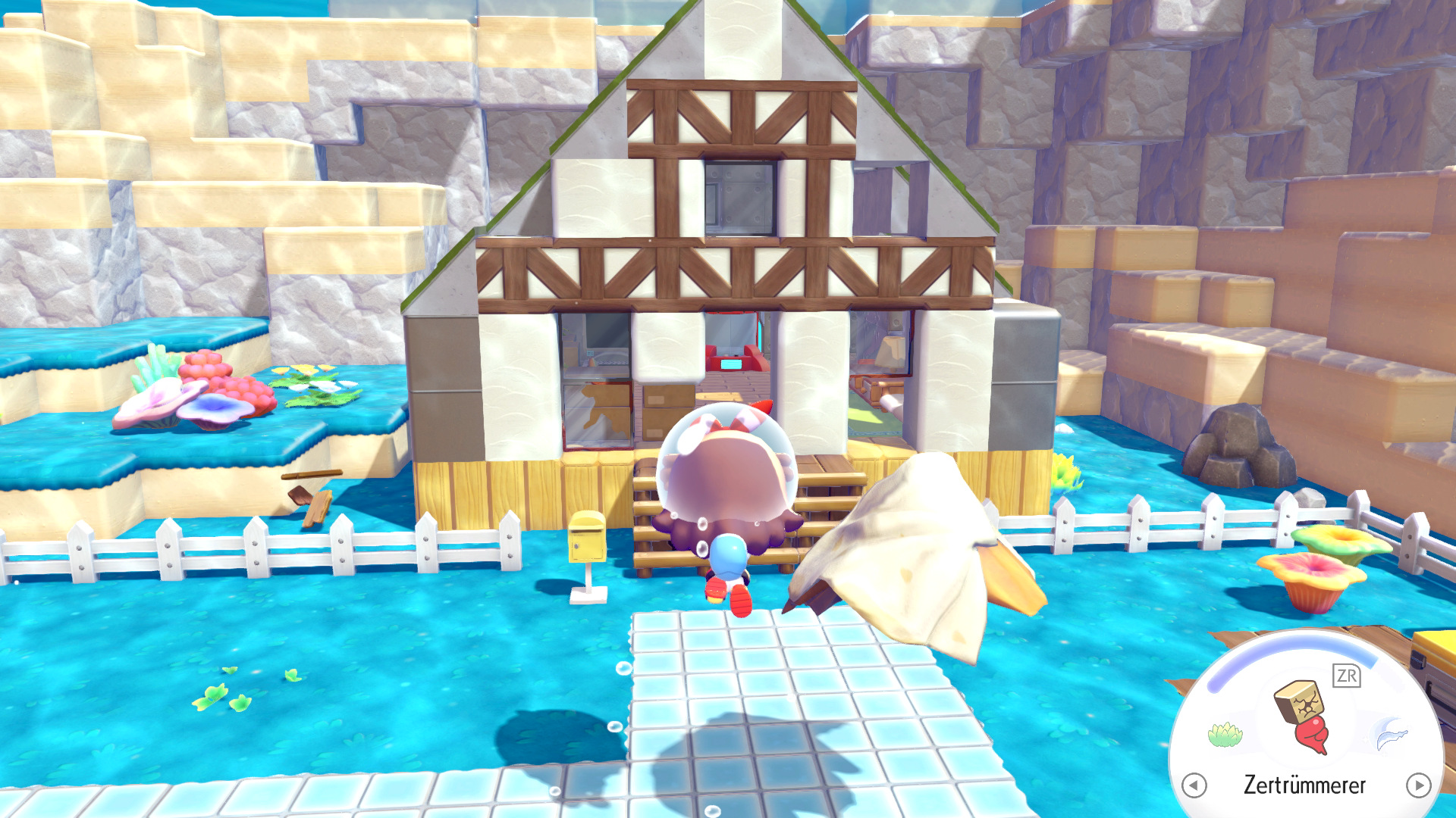 Screenshots zur Lagerstation in Pokémon Pokopia Screenshots zur Lagerstation in Pokémon Pokopia