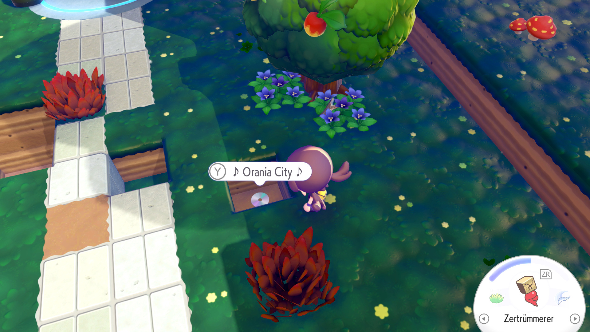 Screenshots zu Leuchtende Stellen in Pokémon Pokopia Screenshots zu Leuchtende Stellen in Pokémon Pokopia