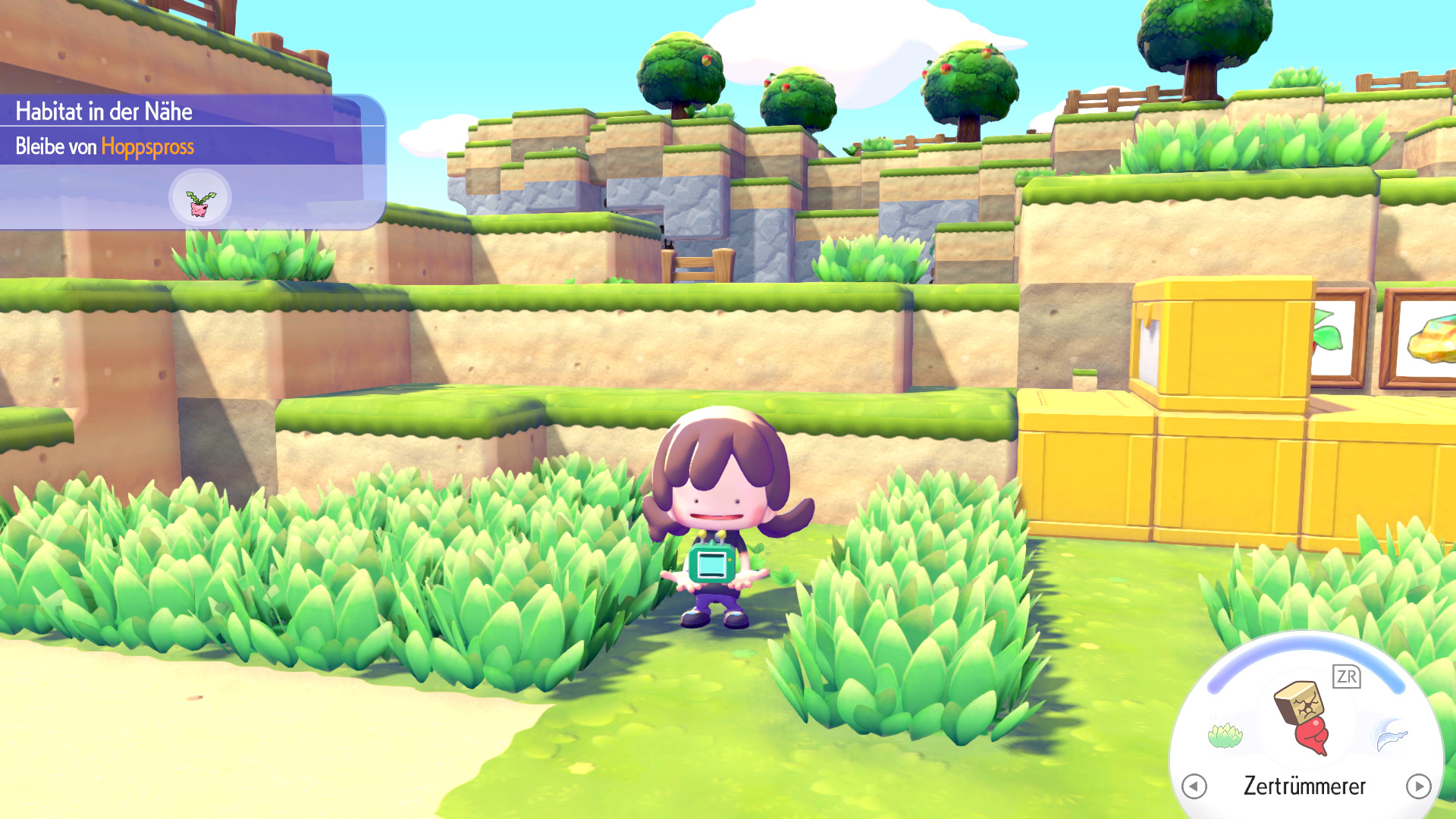 Screenshots zu Leuchtende Stellen in Pokémon Pokopia Screenshots zu Leuchtende Stellen in Pokémon Pokopia