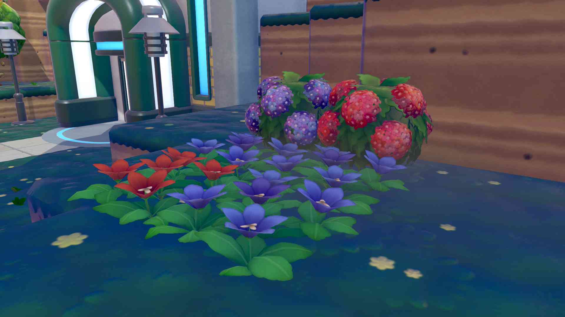 Screenshots zu Spielunterschieden in Pokémon Pokopia Screenshots zu Spielunterschieden in Pokémon Pokopia