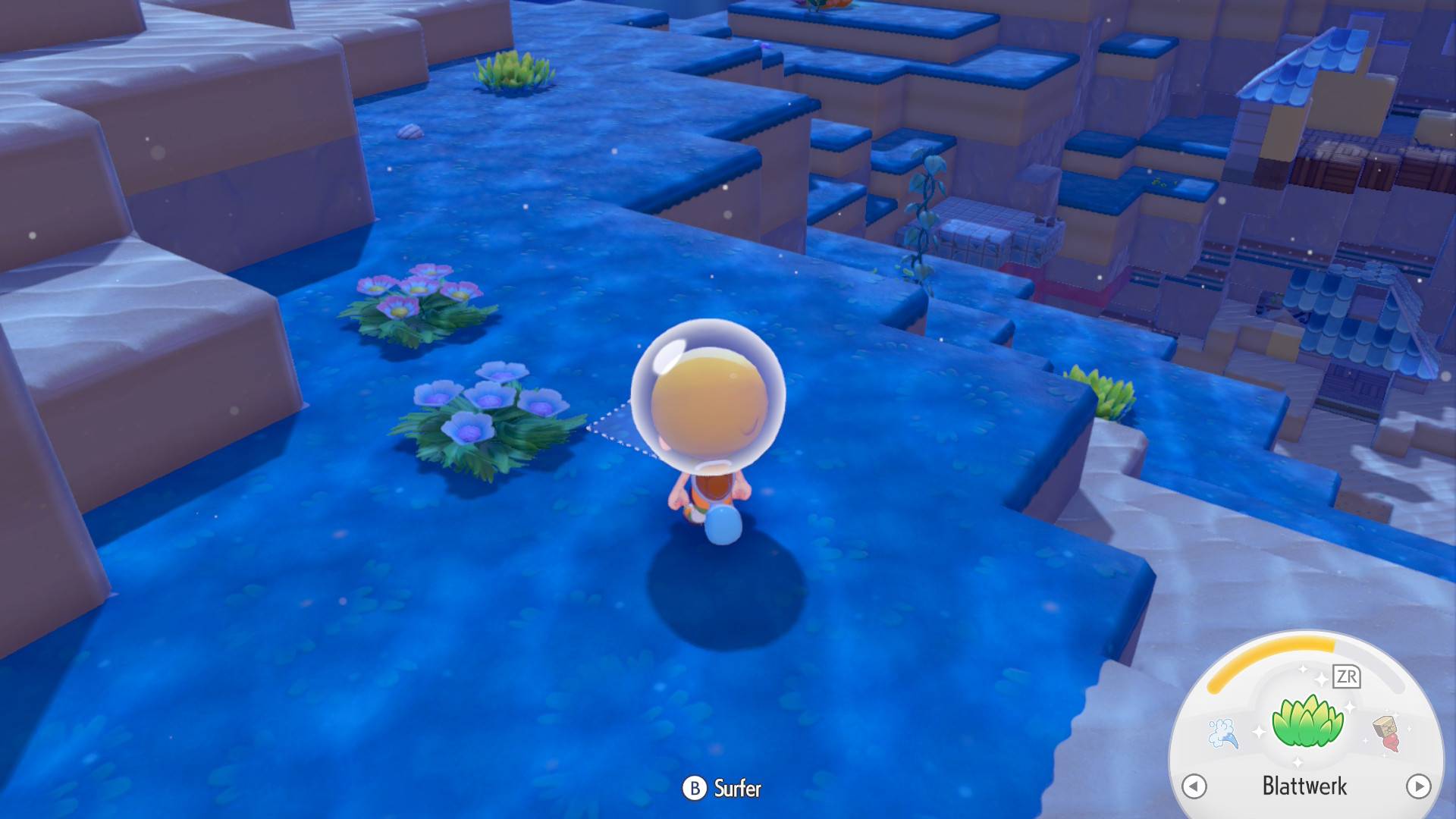 Screenshots zu Spielunterschieden in Pokémon Pokopia Screenshots zu Spielunterschieden in Pokémon Pokopia
