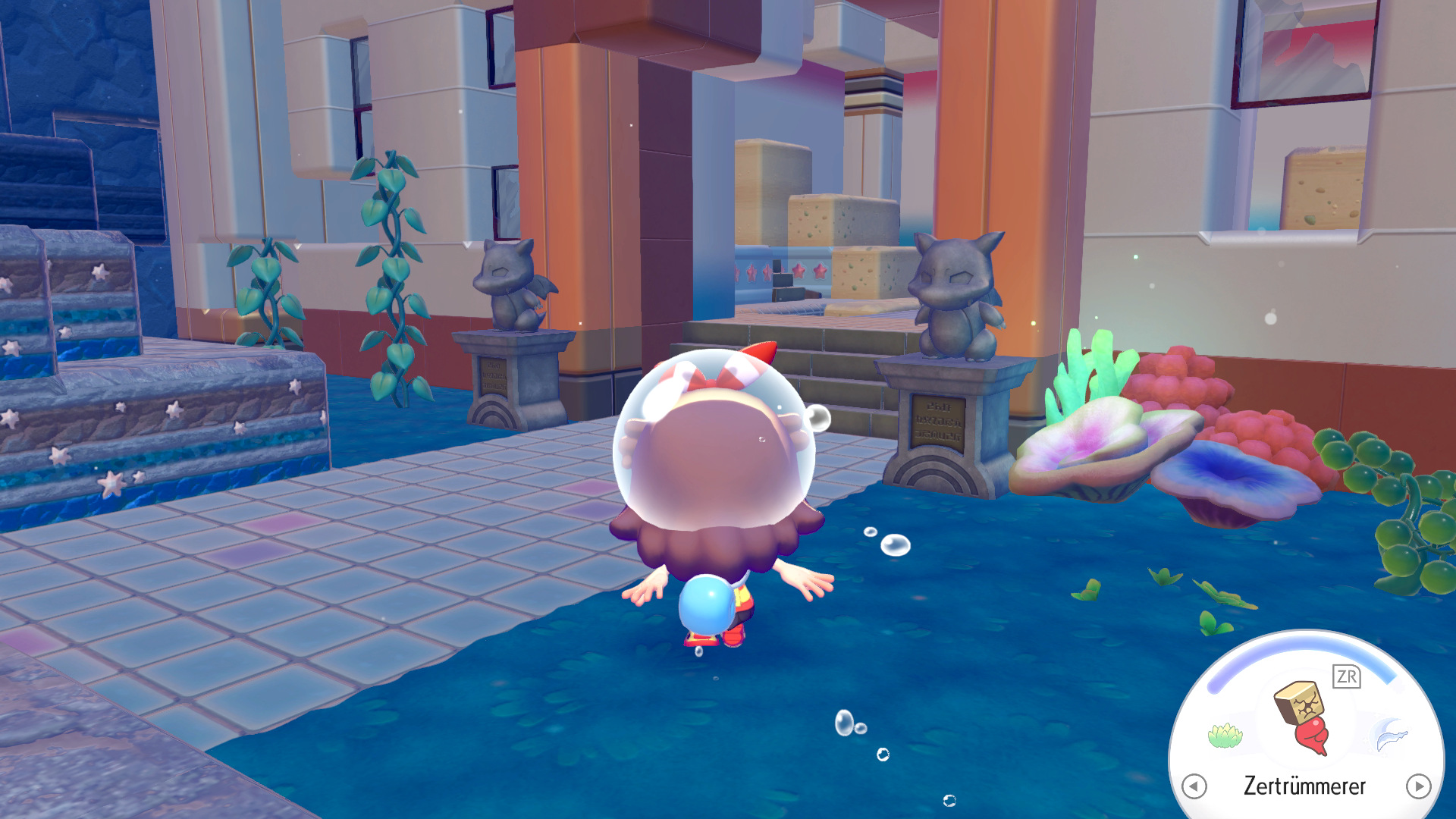 Screenshots zum Wellen-Raum in Pokémon Pokopia Screenshots zum Wellen-Raum in Pokémon Pokopia