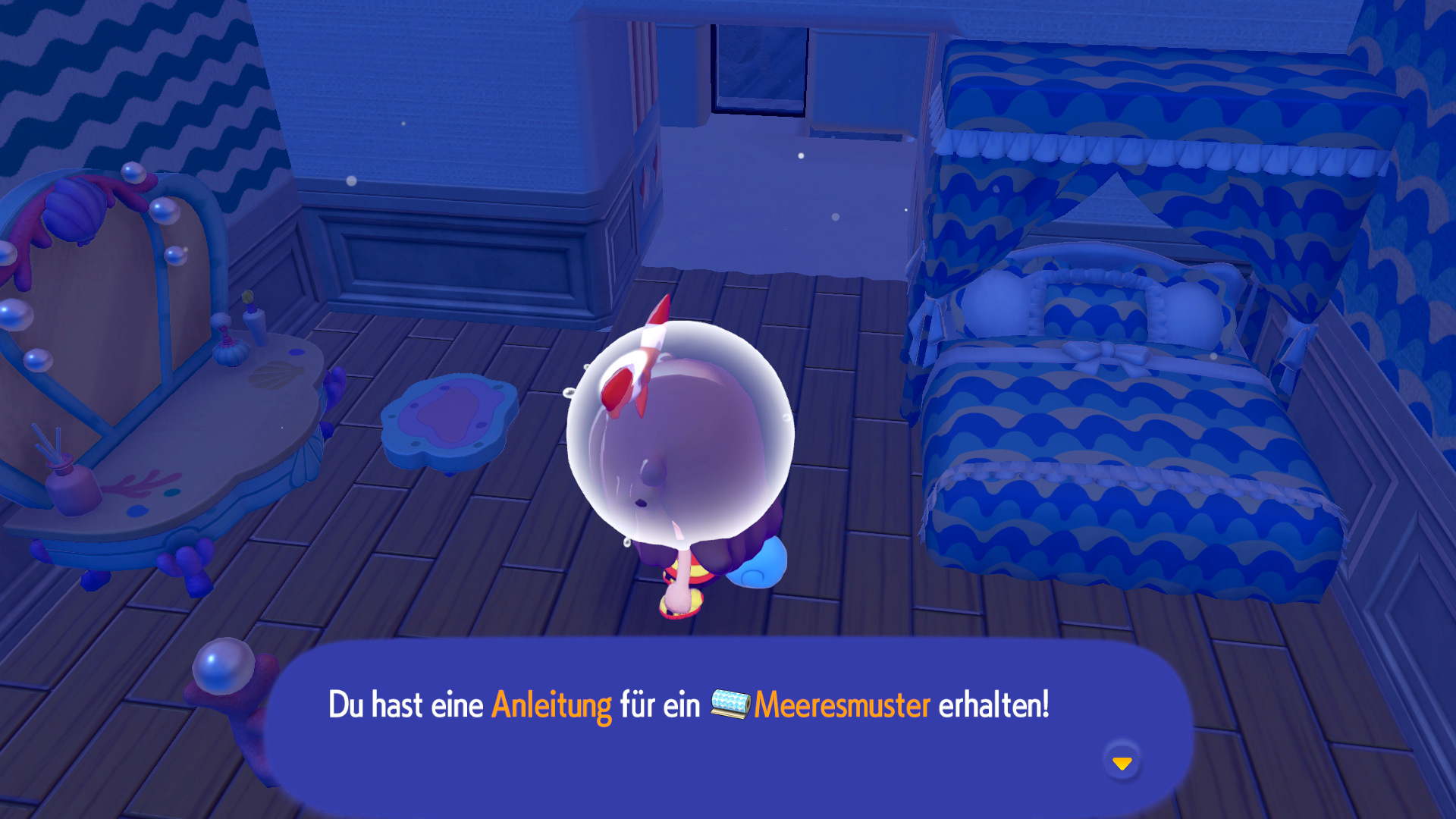 Screenshots zum Wellen-Raum in Pokémon Pokopia Screenshots zum Wellen-Raum in Pokémon Pokopia