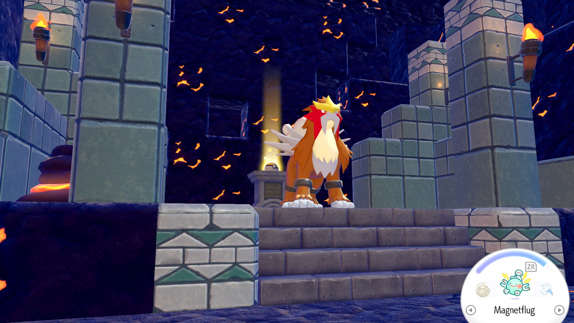 Screenshots zu Entei in Pokémon Pokopia Screenshots zu Entei in Pokémon Pokopia