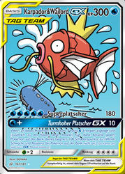 Teams sind Trumpf 161/181 Karpador & Wailord TAG TEAM GX