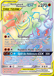 Kräfte im Einklang 221/214 Marshadow & Machomei TAG TEAM GX