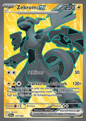 Schwarze Blitze 158/086 Zekrom ex