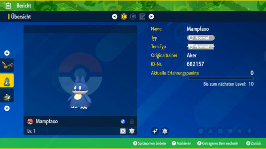 Shiny Mampfaxo in Pokémon Karmesin und Purpur